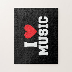 I Liebe Music Lover Puzzle