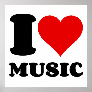 I LIEBE MUSIC POSTER