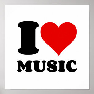 I LIEBE MUSIC POSTER