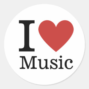 I ❤️ Liebe Music STICKER