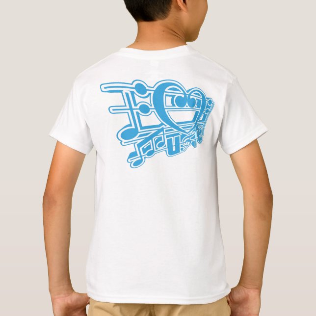 I LIEBE MUSIC T-Shirt (Rückseite)
