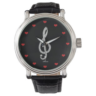 I Liebe-Musik Armbanduhr