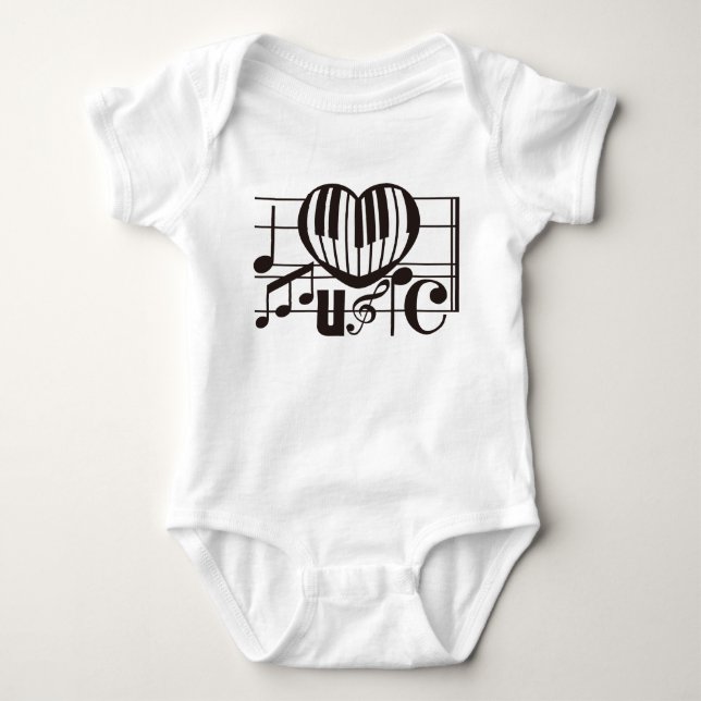 I LIEBE-MUSIK T-Shirt (Vorderseite)