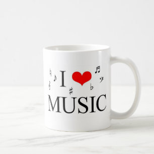 I Liebe-Musik Tasse