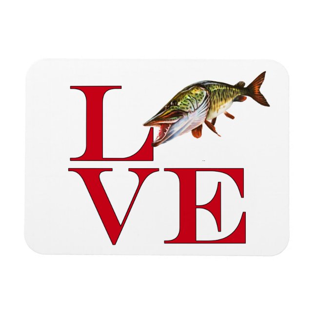 I Liebe Muskie Magnet (Horizontal)