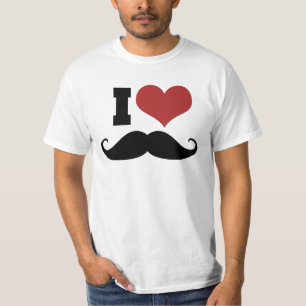 I Liebe Mustache T-Shirt