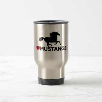 I Liebe-Mustangs Reisebecher