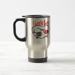 I Liebe-Mutterschaf Reisebecher