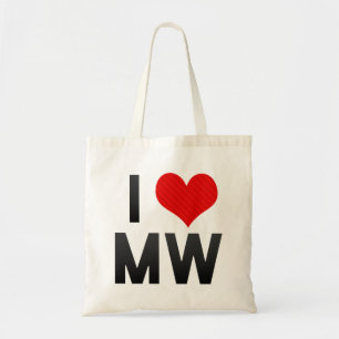 I Liebe MW Tragetasche
