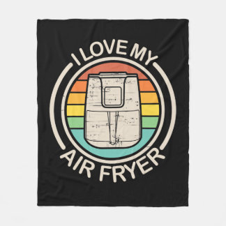 I Liebe My Air Fryer Geschenk Cool Cooking Liebhab Fleecedecke