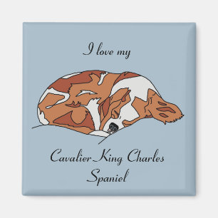 I Liebe My Cavalier King Charles Spaniel Magnet