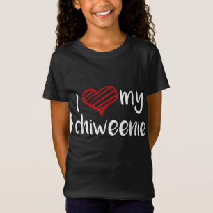I Liebe My Chiweenie Dog Lover T-Shirt
