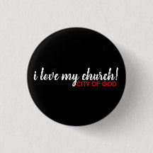 I Liebe my Church Button