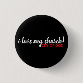 I Liebe my Church Button
