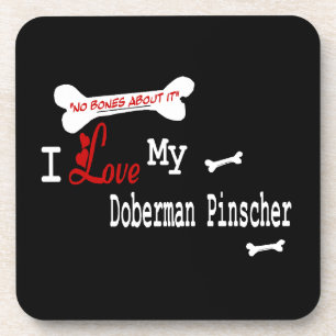 I Liebe My Doberman Pinscher Untersetzer