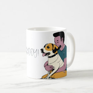 I Liebe My Dog - Männliche Ausgabe 2 Kaffeetasse