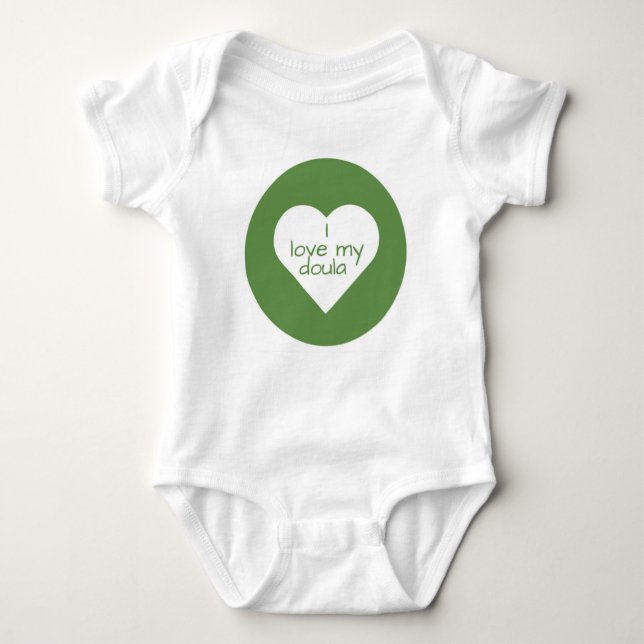 I Liebe My Doula Onsie Baby Strampler (Vorderseite)