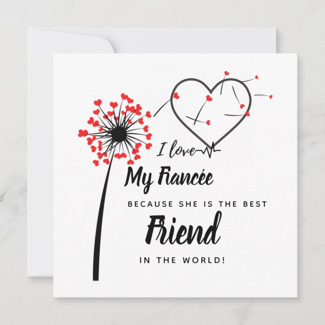 I Liebe My fiancée - Personalisiert Best Friend Ni (Vorderseite)