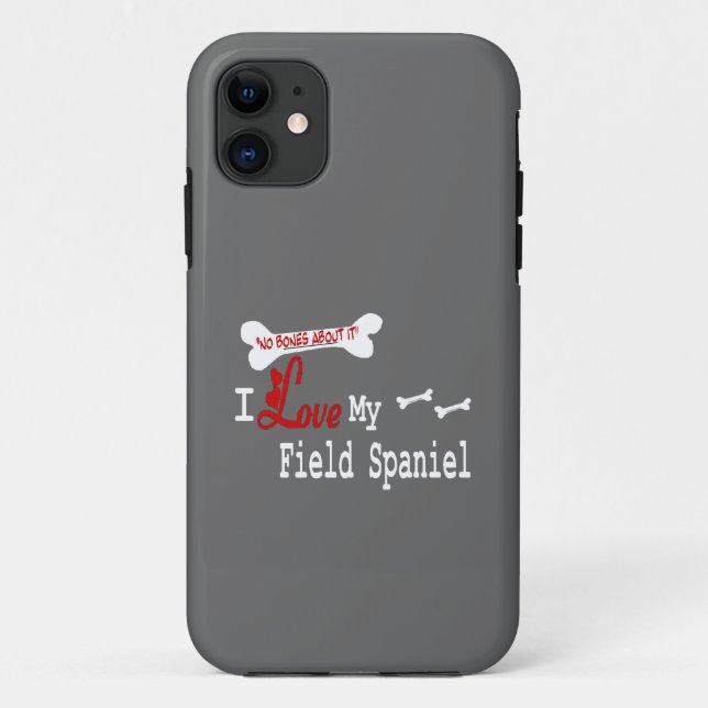 I Liebe My Field Spanel Case-Mate iPhone Hülle (Rückseite)