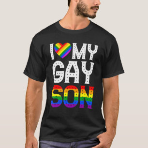 I Liebe My Gay Son Gay Pride Lgbt Lesbian Mama Vat T-Shirt
