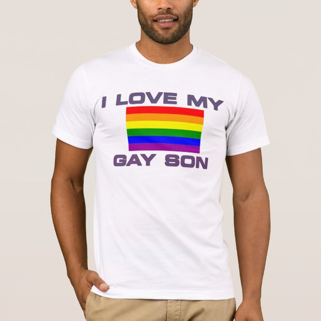 I Liebe My Gay Son - T Shirt (Vorderseite)