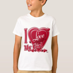 I Liebe My Girl red - heart T-Shirt