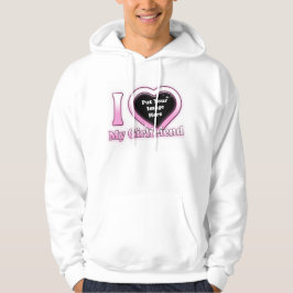 I Liebe My Girlfriend 2023 Custom Valentine T - Sh Hoodie
