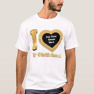 I Liebe My Girlfriend 2023 Custom Valentine T - Sh T-Shirt