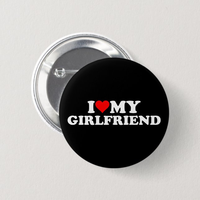I Liebe My Girlfriend 3BK1 Button (Vorne & Hinten)