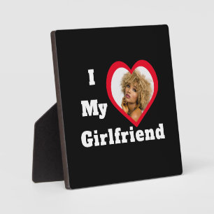 I Liebe My Girlfriend Bae Personalisiertes Foto Fotoplatte