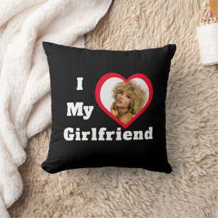 I Liebe My Girlfriend Bae Personalisiertes Foto Kissen