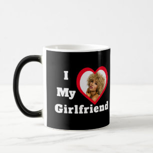 I Liebe My Girlfriend Bae Personalisiertes Foto Verwandlungstasse