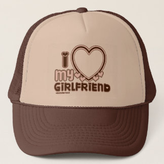 I Liebe My Girlfriend Custom Trucker Hat Truckerkappe