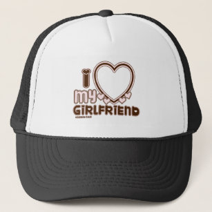 I Liebe My Girlfriend Custom Trucker Hat Truckerkappe