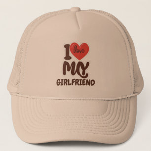 "I Liebe My Girlfriend".custom Truckerkappe