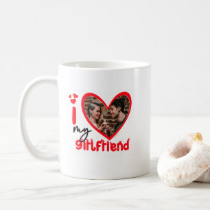 I Liebe My Girlfriend Foto Gift Classic Tasse, 11  Kaffeetasse