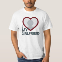 I Liebe My Girlfriend Foto T - Shirt