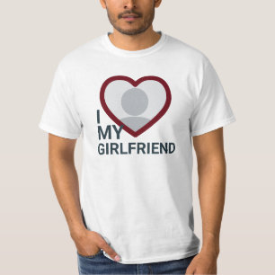 I Liebe My Girlfriend Foto T - Shirt