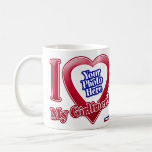 I Liebe My Girlfriend - Foto T - Shirt Kaffeetasse