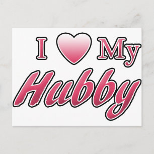 I Liebe My Hubby Postkarte