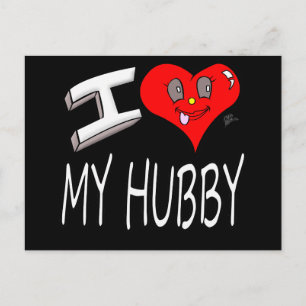 I Liebe My Hubby Postkarte