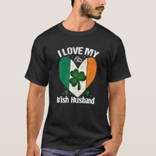 I Liebe My Irish Husband Cool Couple Verheiratet S T-Shirt