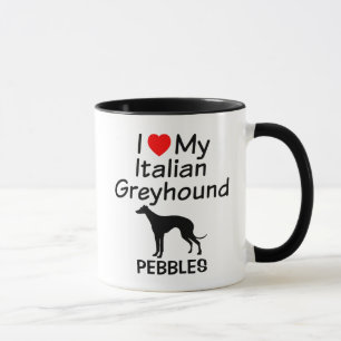 I Liebe My Italian Greyhound Dog Tasse
