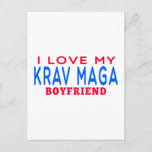 I Liebe My Krav Maga Boyfriend Postkarte