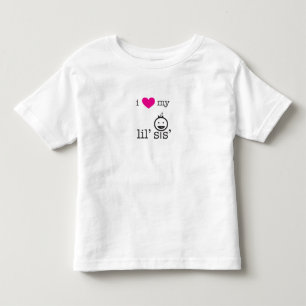 I Liebe My Lil' Sis' Kleinkind T-shirt