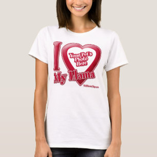 I Liebe My Llama - Foto T-Shirt