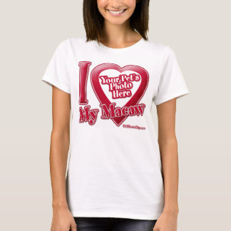 I Liebe My Macaw - Foto T-Shirt