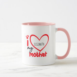 I Liebe My Mother Foto Gift Classic Tasse, 11 oz C Tasse