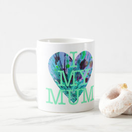 I Liebe my Mum Art Liebe Heart Family Valentinstag Tasse