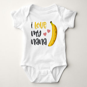 I Liebe My Nana Baby Strampler